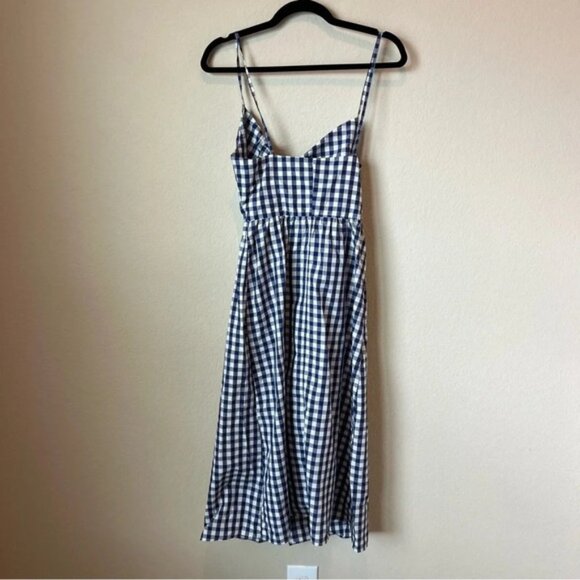 Zara Gingham Tie Front dress - Picture 6 of 6